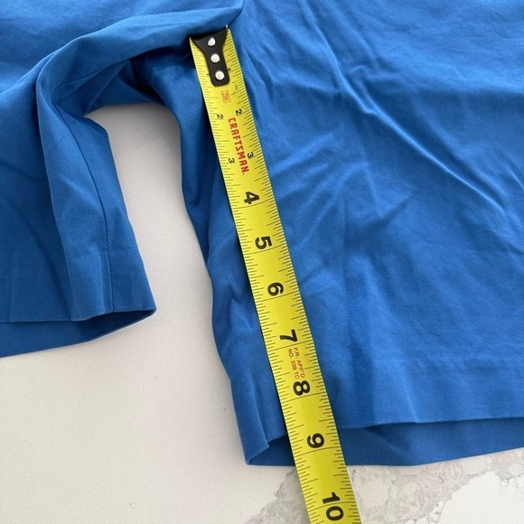 J.McLaughlin Celia Stretch Cotton 9" Shorts Casual Classic Blue Women's 4 NWT - Picture 6 of 6